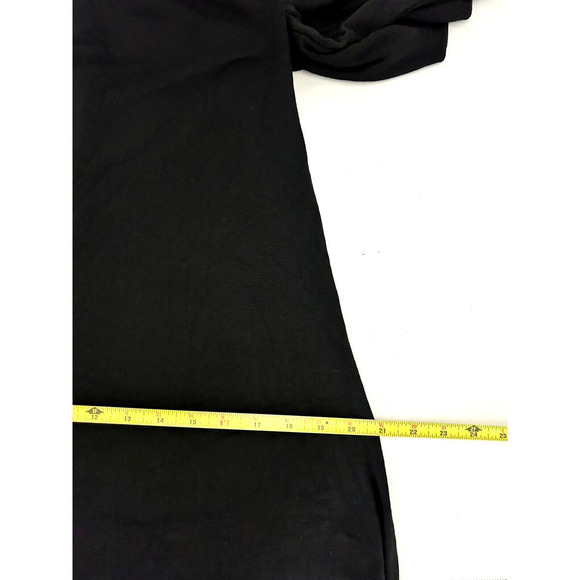 Flo Atelier | Handmade Women's Black Long Sleeve Cowl Neck Maxi Dress Size M - Picture 11 of 12